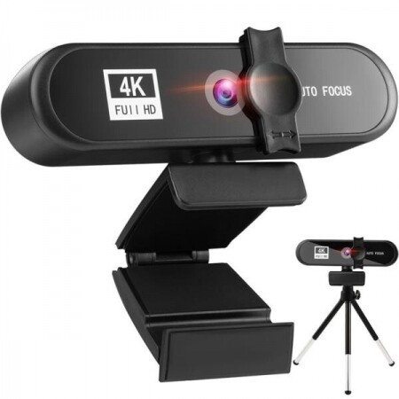 자동 초점 2K 4K 회의 PC USB 마이크 1080P HD 웹캠