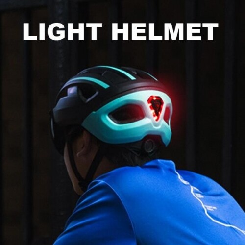 사이클링 LED 후면 라이트 도로 자전거 스포츠 헬멧