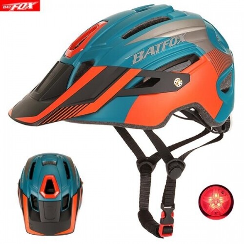 BATFOX MTB 사이클링 산악 안전 자전거 헬멧