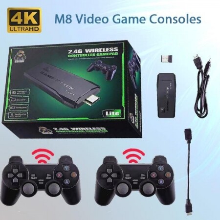 M8 4K 10000 HD 2.4G 더블 무선 컨트롤러 게임 콘솔