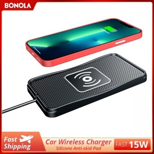 Bonola 15W 초고속 아이폰 무선 자동차 충전기