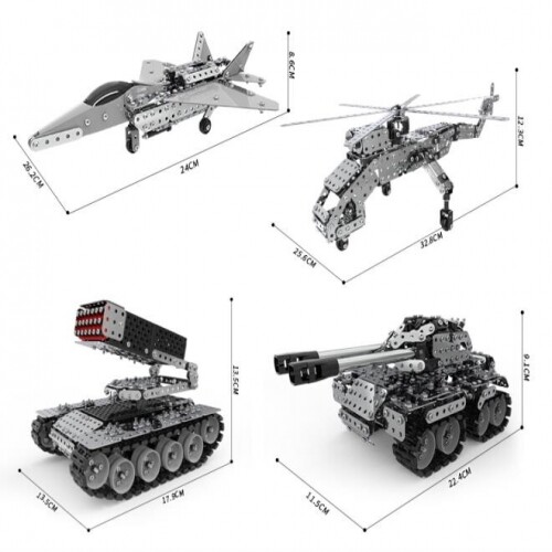 DIY 조립식 밀리터리 프라모델 전투기 탱크 군함 모형