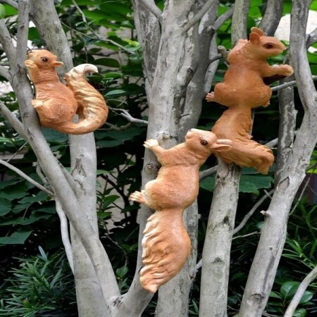 정원 다람쥐 장식품 야외 공원 인테리어 조형물 동물