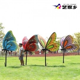 대형 나비 장식품 야외 정원 호텔 인테리어 조형물