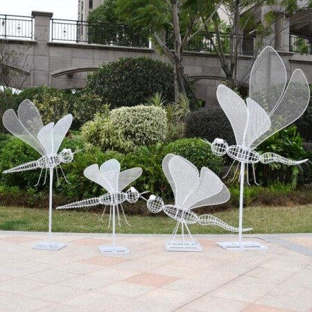 대형 나비 장식품 야외 호텔 정원 인테리어 조형물