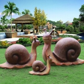 대형 달팽이 조형물 야외 정원 테라스 인테리어 frp