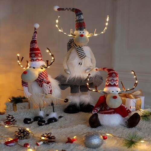 크리스마스 루돌프 조명 장식품 홈 카페 이벤트 용품
