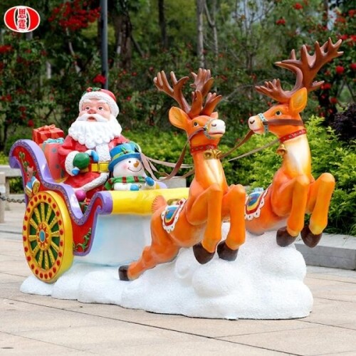 크리스마스 대형 산타 조형물 야외 이벤트 장식품 frp