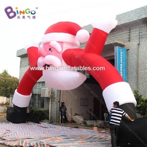 크리스마스 대형 산타 풍선 이벤트 야외 파티 문 장식