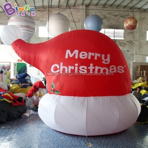 크리스마스 대형 산타 모자 풍선 야외 이벤트 장식 3m