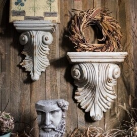 그리스 로마 기둥 벽 장식 야외 정원 감성 인테리어