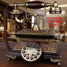 옛날전화기 중역용 성공의상징 버튼식 액정 인테리어소품 빈티지 골동품 레트로 엔틱