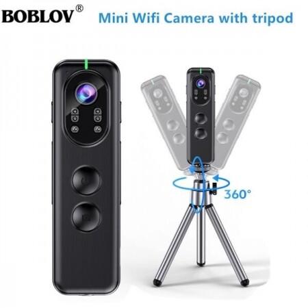BOBOLOV D1 WIFI 야간 비전 모션 감지 1080P 프로페셔널 바디캠