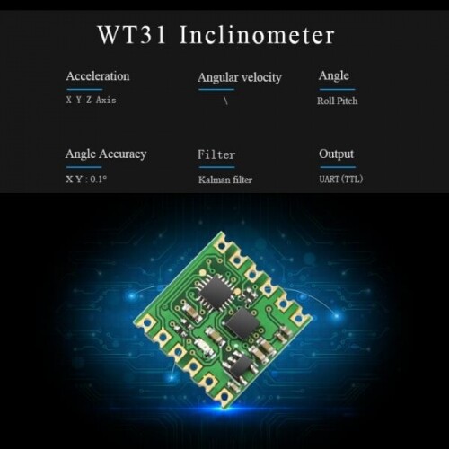 WitMotion-WT31N AHRS 3축 모듈 디지털 경사계, 3 축 가속 센서, 2 축 각도 측정, 3.3-5V AHRS IMU