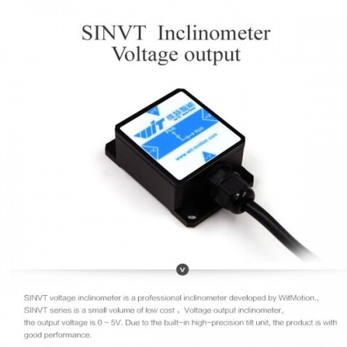WitMotion-SINVT 듀얼축(0-5V 출력, -90도) 전압 출력 디지털 기울기 각도 AHRS 경사계