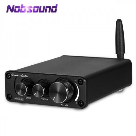Nobsound Mini TPA3116 Bluetooth 5.0 HiFi 파워 앰프 스테레오 가정용 오디오 디지털 사운드 앰프