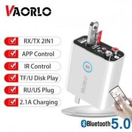 VAORLO EU/US 무선 어댑터 블루투스 5.0 수신기 송신기