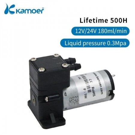 Kamoer KLP180 미니 다이어프램 펌프 액체 이송 12/24V