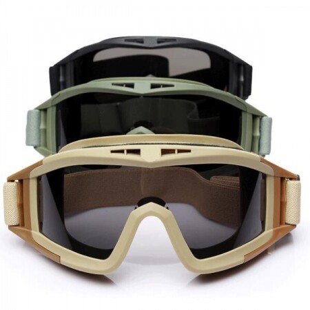 소소한 사막 전술 고글 특수 부대 고글 방풍  안개 방지 낙하 장비 안경