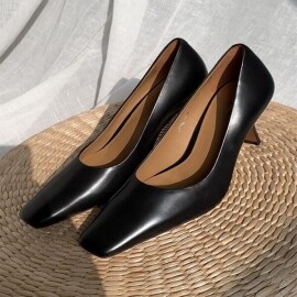 소소한 유럽과 미국 기질 굽이 높은 신발 여성 7 cm