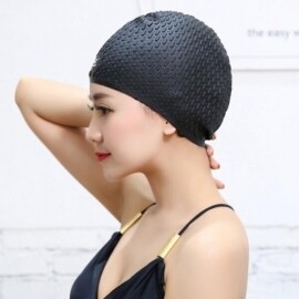 소소한 실리콘 성인 방수 귀 보호 편안한 전문 수영 모자