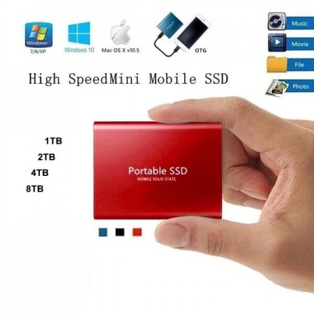 외장하드 하드디스크 SSD 대용량 슬림 Type-c USB 3.1 16테라 8테라 SSD 외장형 4테라 500GB 휴대용