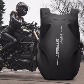 오토바이가방 바이크백팩 탄소섬유 방수 하드케이스 전동킥보드가방 라이더 척추보호백팩 풀 페이스
