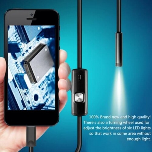 USB 케이블 미니 검사 카메라 스네이크 튜브 방수내시경 6 LED