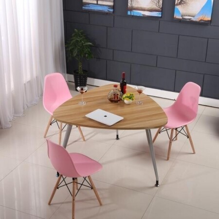 원형 삼각형 테이블 협상 회의 업소용 카페 커피 3인용 미니