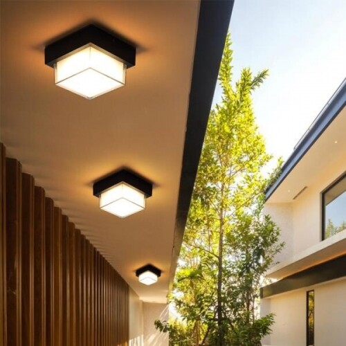야외 천장 조명 방수 발코니 정원 복도 통로 램프 LED