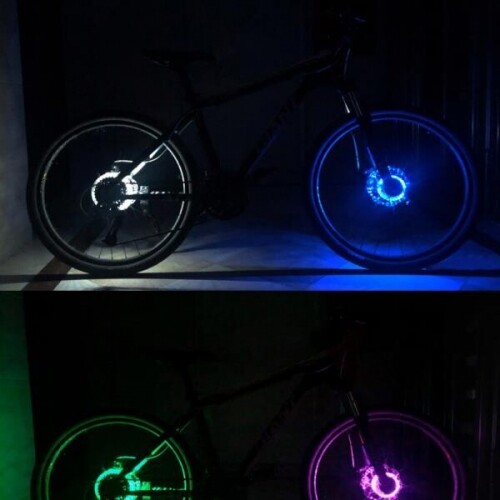 LED 야간 라이딩 조명 자전거 조명 전기스쿠터 킥보드 야간 주행 안전 조명 다용도 타이어 휠 LED