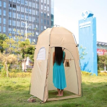 야외 비상 샤워 시설 캠핑 등산 낚시 텐트 휴대용 화장실 접이식 탈의실 야외 비상 텐트 다용도