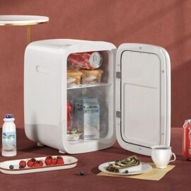 명품 초 미니 냉장고 소형 레트로 원룸 초미니 맥주 세컨 화장품 서브 모텔 휴대용 캠핑 차량용 냉장고