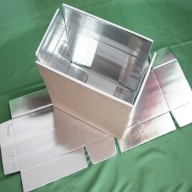 10개세트 맞춤 종이보냉박스 보온 보냉 알루미늄 필름 판지 콜드 박스 냉동 제품 식품 야채 과일 포장 박스