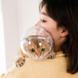 고양이 헬멧 고양이 물림방지 헬멧 무는 고양이 반려동물 물림 방지 미용 우주 헬멧 세트 커버 목욕용품