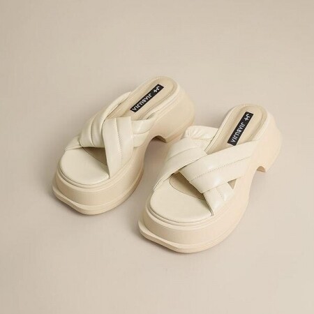 최신 마카롱 명품 쪼리 키높이 샌들 슬리퍼 발가락 안보이는 샌들 명품 바리스타 슬리퍼 해변 바캉스 신발