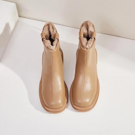 디자이너 명품 여성용 마틴 부츠 완전방수운동화 가을 겨울 사계절 두꺼운 부츠 장화 가죽 신발 워커