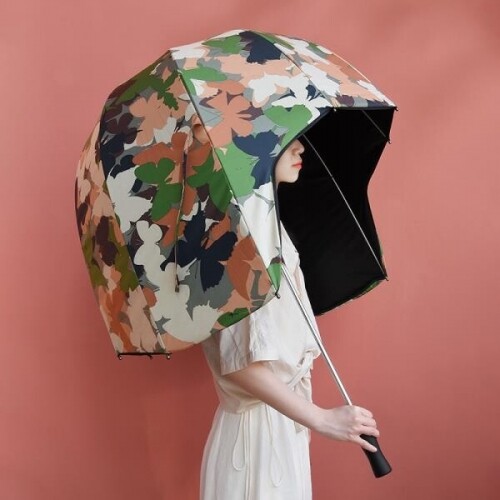 헬멧 커플 우산 골프장 헬멧우산 모자우산 엄청큰우산 넓은 특대형 신기한 기능성 특대 2인용 커플 우산