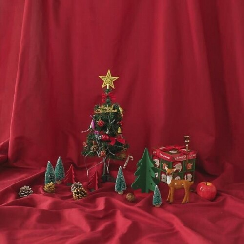 장식 배경천 크리스마스 산타 모자 루돌프 트리 인형 장식 캠핑 홈파티 포토존꾸미기 크리스마스 포토죤