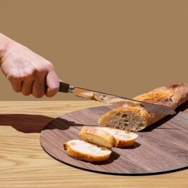 프랑스 명품 수입 장칼 플라스틱 손잡이 빵칼 스테인레스 스덴 빵칼 톱니 나이프 홈 커팅 케이크 토스트