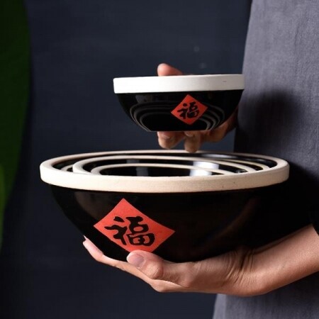 일본식 국수그릇 명품 우등 그릇 특대 도자기 대형 면기 라면 라멘 우동 냉면 대용량 밥그릇 국그릇 접시
