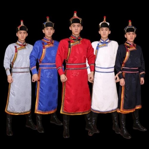 몽골전통의상 남여공용 댄스 공연 무대 몽골 티벳 전통의상 남성 공연복 무용복