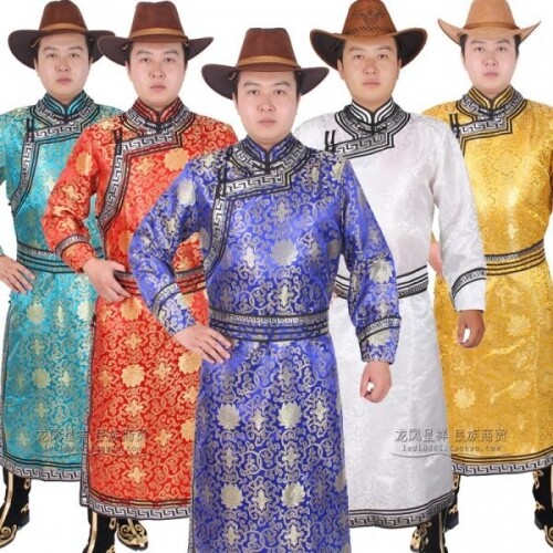 몽골전통의상 공연 몽골 무대 의상 남성 전통 민족 의류 티벳 공연복