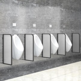욕실 화장실 샤워 파티션 부스 강화 유리 셀프 욕실칸막이 호텔 카페 화장실안심스크린