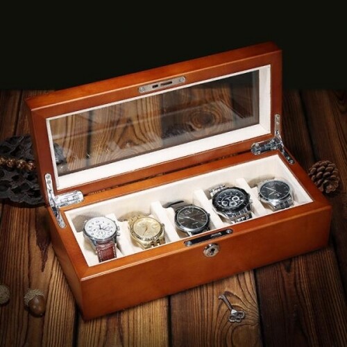 아름다운 럭셔리 레트로 시계 손목시계 보관함 보석함 장식장 상자