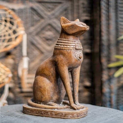 정원 이집트 고양이 인테리어 소품 가드닝 동물 조각상 장식소품