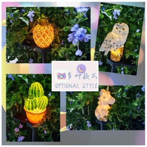 귀여운 동물 정원 태양광 조명 램프 화단 마당 조경 장식 소품