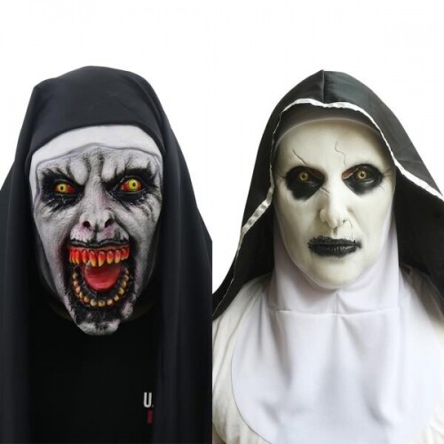 공포 호러 할로윈 귀신 유령 수녀 이벤트 가면 마스크 의상 소품 파티