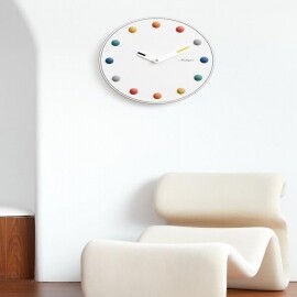 북유럽 마카롱 디자인 거실 인테리어 패션 벽시계 벽걸이 시계