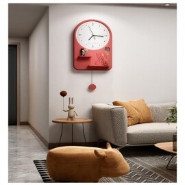 북유럽 모던 인테리어 귀여운 벽걸이 시계 벽시계 장식선반